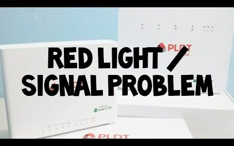 PLDT Home Prepaid WiFi - Red light signal problem, common issue - My EXPERIENCE