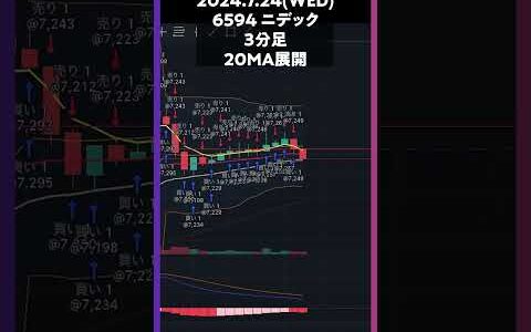 6594ニデック 20MAを軸に展開  #株