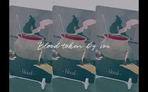 Blood token/血トークン（アーティストvox氏オリジナル）