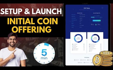 How to Setup and launch ICO Initial Coin Offering Cryptocurrency in 10 minutes