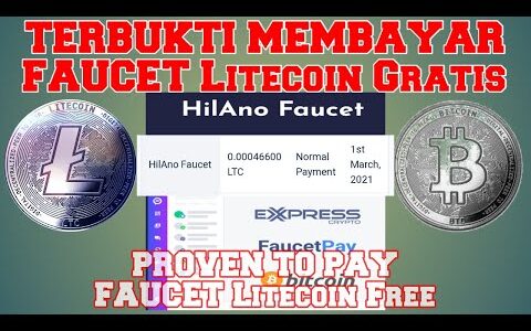 Penghasil Uang Crypto Litecoin LTC || HILANOFAUCET || Mining Faucet Cryptocurrency GRATIS