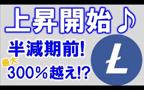 【ＬＴＣ上昇中】ライトコイン半減期カウントダウン！いくらまで上がる？LiteCoin利確に向けた立ち回りを考察してみました！【仮想通貨】