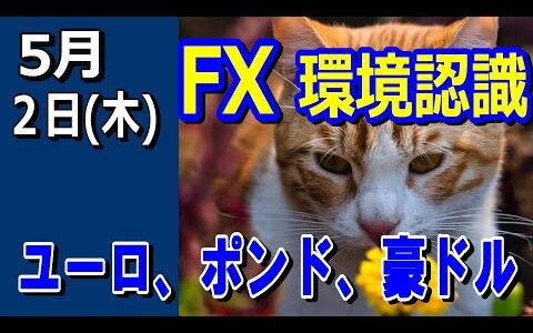 【TAKA FX】介入前に収録したのでお蔵入り予定でしたが、それでもよければご覧くださいｗ　5月2日(木)