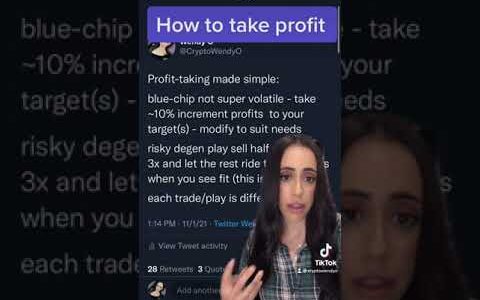 SUPER SIMPLE CRYPTO PROFIT TAKING STRATEGY