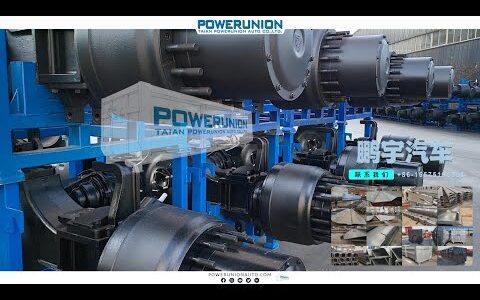 Customized processing of welded axles for mining dump trucks.マイニングダンプトラック用溶接車軸のカスタマイズ加工.PUA20230214