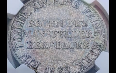 1829A Prussia Mining Taler 1829年 プロイセン マイニング ターラー フリードリヒ・ヴィルヘルム3世 銀貨