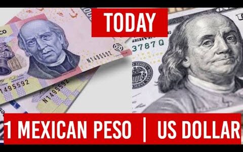 1 MEXICAN PESO TO US DOLLAR EXCHANGE RATES TODAY February 05,2024