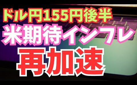 【2024年5月11日】ドル円155円後半  米期待インフレ再加速　高金利の長期化とインフレの底入れから消費者のセンチメントは急速に悪化　全体を整理していきます