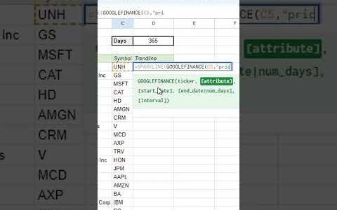 Trendline in Google Sheets‼️