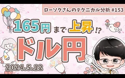 【必見！】ドル円 最新 予想！為替介入の成果は無いのか？今後の戦略をわかりやすく解説！【FX ローソクさんのテクニカル分析  】