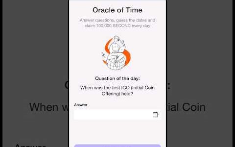 TimeFarm Answer Today | Oracle of Time : When was the first ICO (Initial Coin Offering) held?