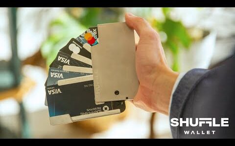 Shuffle Wallet｜扇状に開き、スマートに決済可能！ミニマムウォレット【クラウドファンディング | Kibidango（きびだんご）】