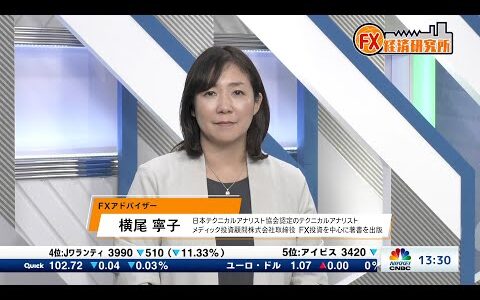 5月13日放送 『FX経済研究所』（特別ゲスト FXアドバイザー 横尾寧子氏）日経CNBC