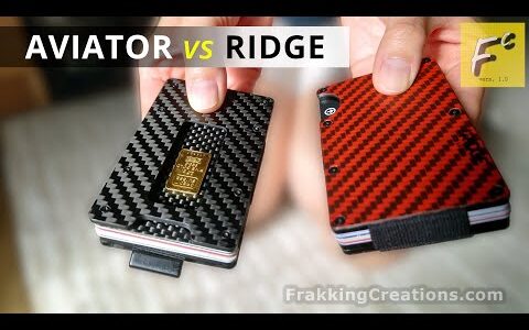 The ways RIDGE wallet can& compete with AVIATOR wallet - Best minimalist wallet comparison