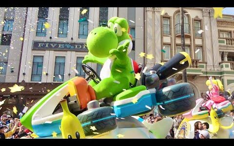 【USJ】NOLIMIT!パレード／停止位置②／ヨッシーポジションの場所から撮影