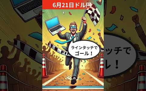 【FX為替相場解説】6/21 今回は完璧！分かりやすい相場でした