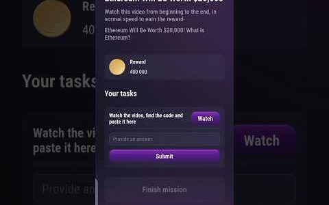 Tapswap Cinema Code - Ethereum will be worth $20000 - What is Ethereum - 23 July 24