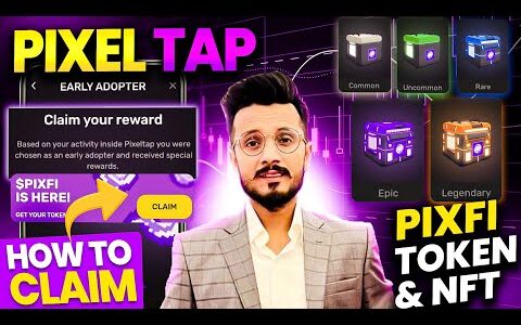 PIXFI TOKEN Sell || PixelTap NFT Claim || PixelTap Token Withdrawal || Pixel Tap News today