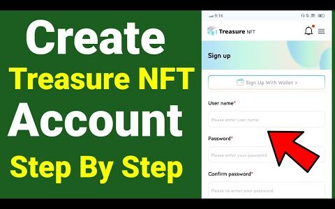 How To Create Treasure NFT Account Step By Step | How To Sign Up Treasure NFT