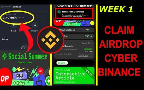 Binance CYBER Web3 Airdrop || Claim Your Reward All NFT $1.27 USDT || Instant 0.05 $Cyber