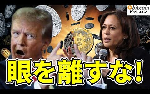 【仮想通貨 ビットコイン】トランプとカマラ・ハリスの米大統領選でCryptoの未来を左右するのは副大統領候補（朝活配信1545日目 毎日相場をチェックするだけで勝率アップ）【暗号資産】