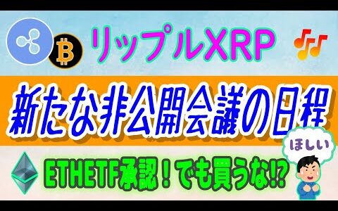 【 リップル（XRP）】銀行システム障害でBTCが上昇⁉【仮想通貨】XRPクジラ動向・イーサリアムETF承認、でも買うな⁉