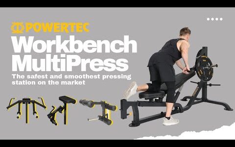 Powertec Workbench MultiPress -  Designed with control & safety in mind (Isolateral leverage arms)