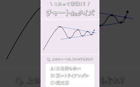 株式投資でこれは常識？チャートdeクイズ！この株価チャートはなんという？【投資ぷらす】