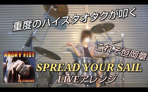 Hi-STANDARD SPREAD YOUR SAIL LIVEアレンジ叩いてみた  ライブ ハイスタンダード スプレッドユアセイルドラム恒岡章drum cover