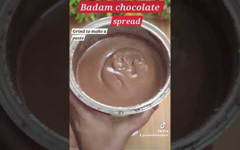 Home made Almond chocolate spread     asmr