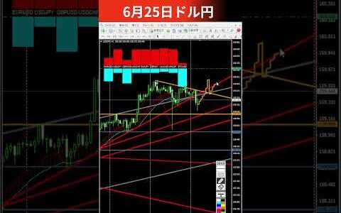 【FX為替相場解説】6/25 今後のシナリオとしては２つ考えられます。
