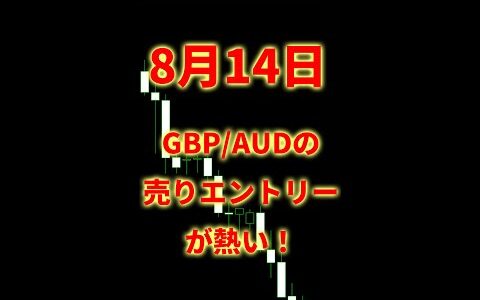 【FX相場予想】8月14日でおすすめの通貨ペア！