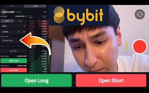 bybit トレード ロングとショートやり方【簡単共有】【レバレッジ】trade long or short with leverage